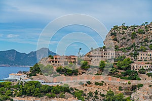 Port Andratx landscape with houses on Mallorca island