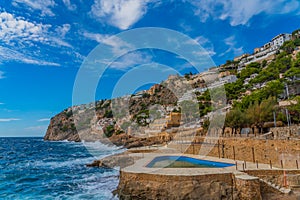 Port Andratx landscape with houses on Mallorca island