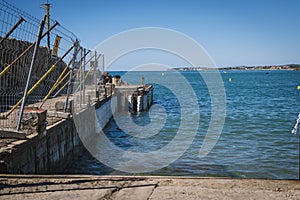 Port area of the beach at Roc de Sant GaietÃ  in Tarragona, Catalonia in Spain. Done on 08/20/2020