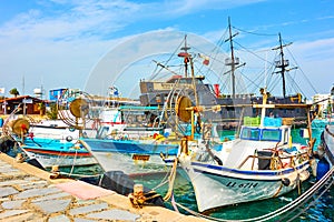 Port of Ayia Napa in Cyprus