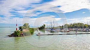 Port of Badacsony on Lake Balaton, Hungary