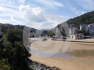 Port and beach of the municipality of Lekeitio-Lequeitio, in the Basque Country, north of Spain. Located next to the Cantabrian