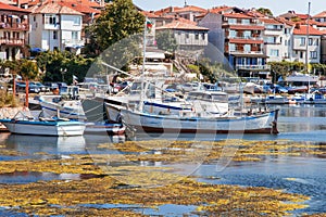 Port boats ships sea