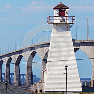 Port Borden Range Rear Lighthouse and Confederation Bridge