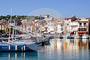 Port of Cassis in France photo