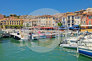 Port of Cassis old town. Provence, France