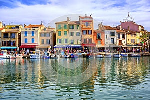 Port of Cassis old town, Provence, France