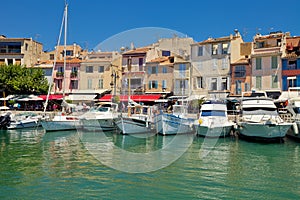 Port of Cassis old town. Provence, France