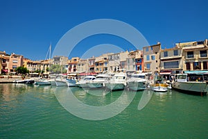 Port of Cassis old town. Provence, France