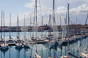 Port in Catania, Sicily Island in Italy