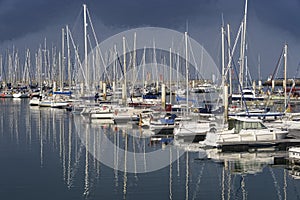 Port of Cherbourg in France