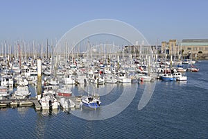 Port of Cherbourg in France