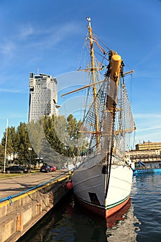 Port city of Gdynia