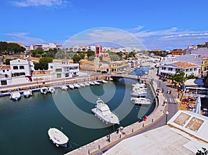 Port in Ciutadella on Minorca