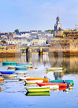 Port of Concarneau, Brittany, France photo