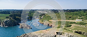 Port de la meule in l`ÃÂ®le d`Yeu, a French island photo