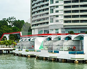 Water villas water terrace at Lexis HibiscusHotel and resorts photo