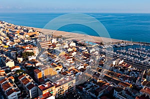 Port at El Masnou, Catalonia, Spain photo