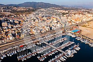 Port at El Masnou, Catalonia, Spain photo