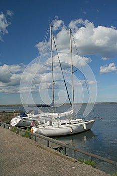 Port Engure Baltic sea Kurzeme Latvia Europa photo