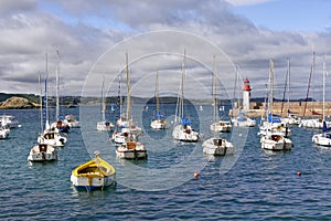 Port of Erquy in France