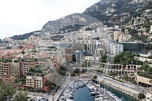 Port of Fontvieille in Monaco