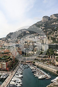 Port of Fontvieille in Monaco photo