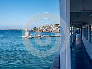 Port of Forio on Ischia with lighthouse photo