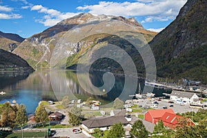 Port of Geiranger and the Geirangerfjord