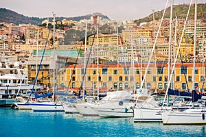 Port of Genoa Italy photo