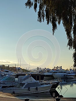 Port of Glyfada Athens Riviera morning