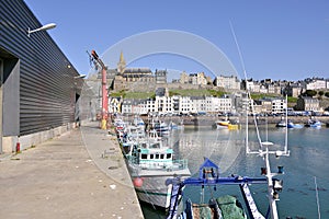 Port of Granville in France