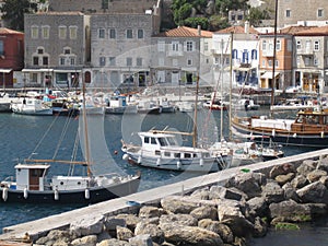 Port of Greece's' Island