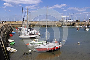 Port of Haliguen at Quiberon in France