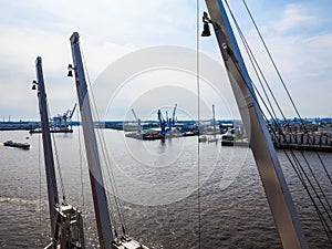 Port of Hamburg in Hamburg hdr