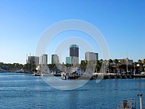 The Port for Harbor Dinner Cruises, Long Beach Harbor, California, USA