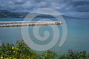 Port and harbour on the Alykes Bay in Zante