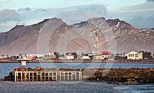 The port of Hofn (Iceland)