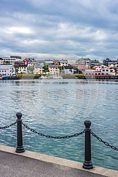 Port of Honningsvag in Finmark, Norway.