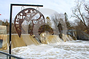 Port Hope Fish Ladder at Port Hope, Ontario, Canada photo