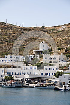 Port Ios greek island greece