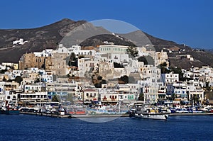 Port on the island of Naxos