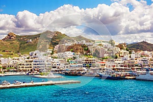 Port on the island of Naxos