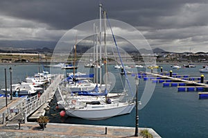 Port of La Galletas at Tenerife photo