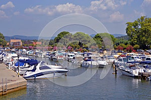 Port of La Londe-les-Maures in France