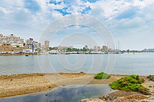 Port on La Manga del Mar Menor in sunny day