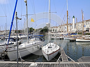 Port of La Rochelle in France