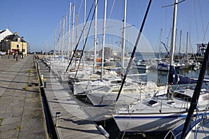 Port of Le Croisic in France
