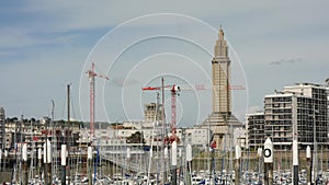 Port in Le Havre, France