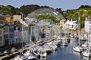 Port of Le Palais at Belle Ile in France